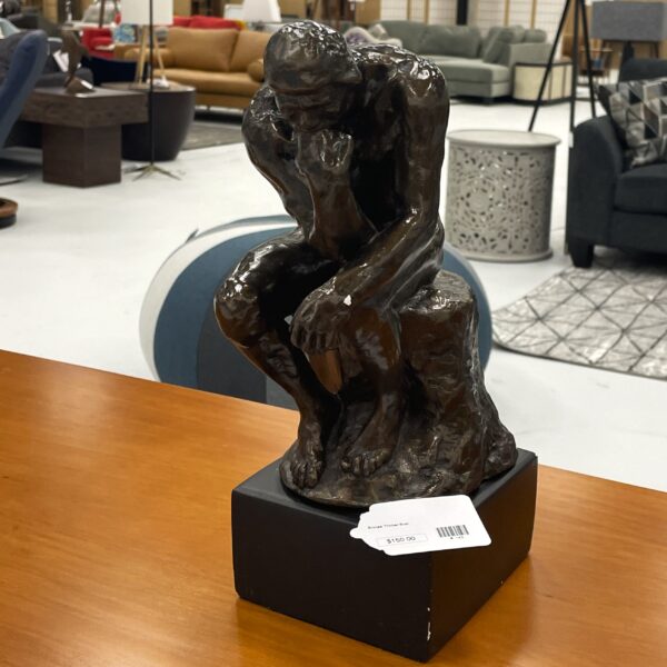 bronze "the thinker" bust