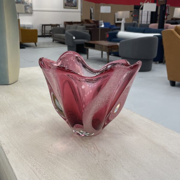 vintage pink vase
